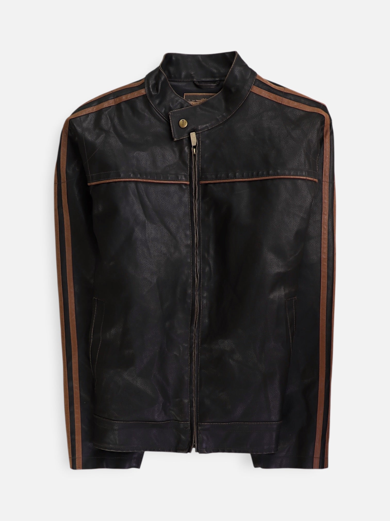 Chaqueta Motera Cuero - Hombre - Medium