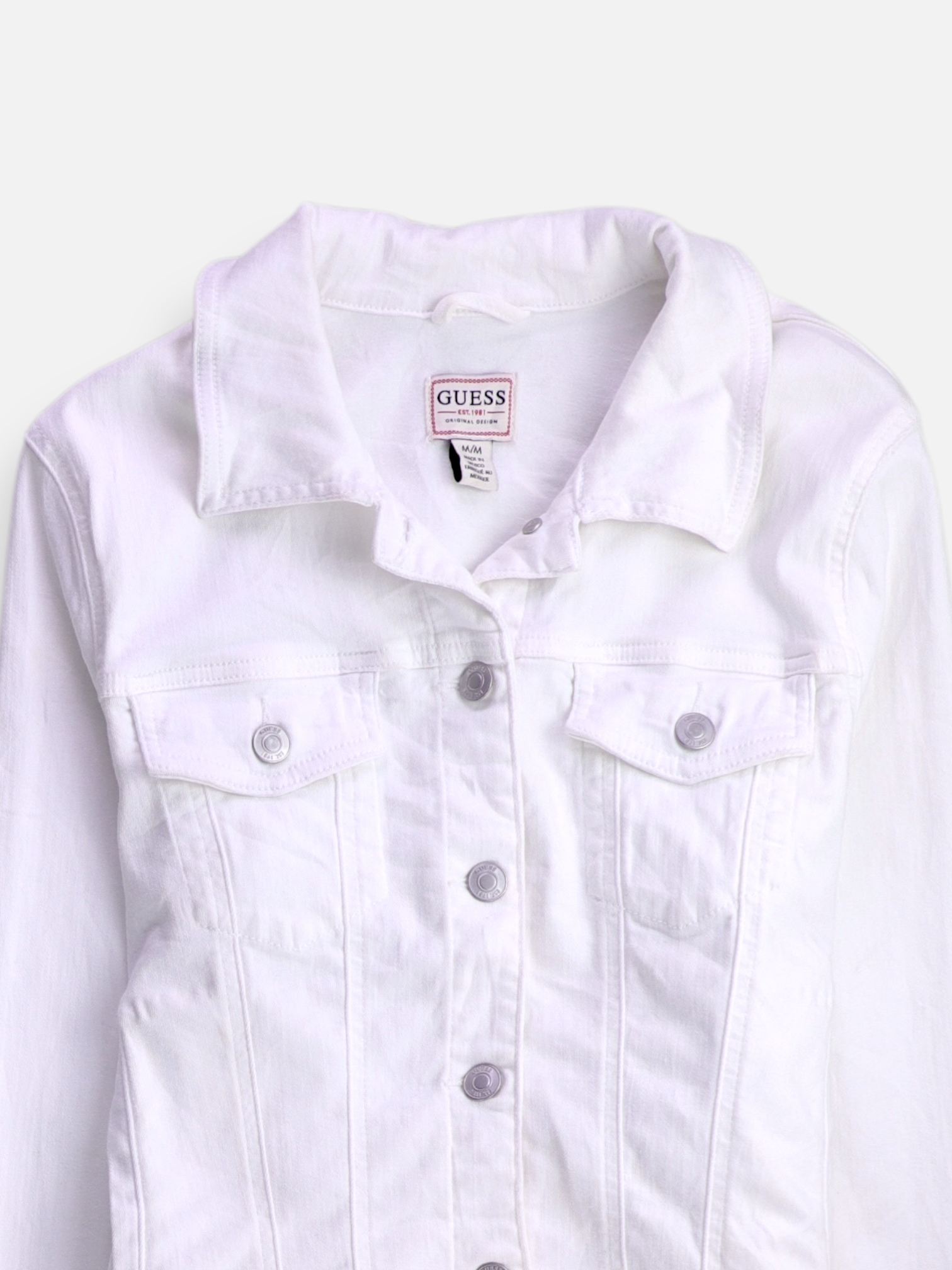 Guess Chaqueta Denim  Basic - Mujer - Medium