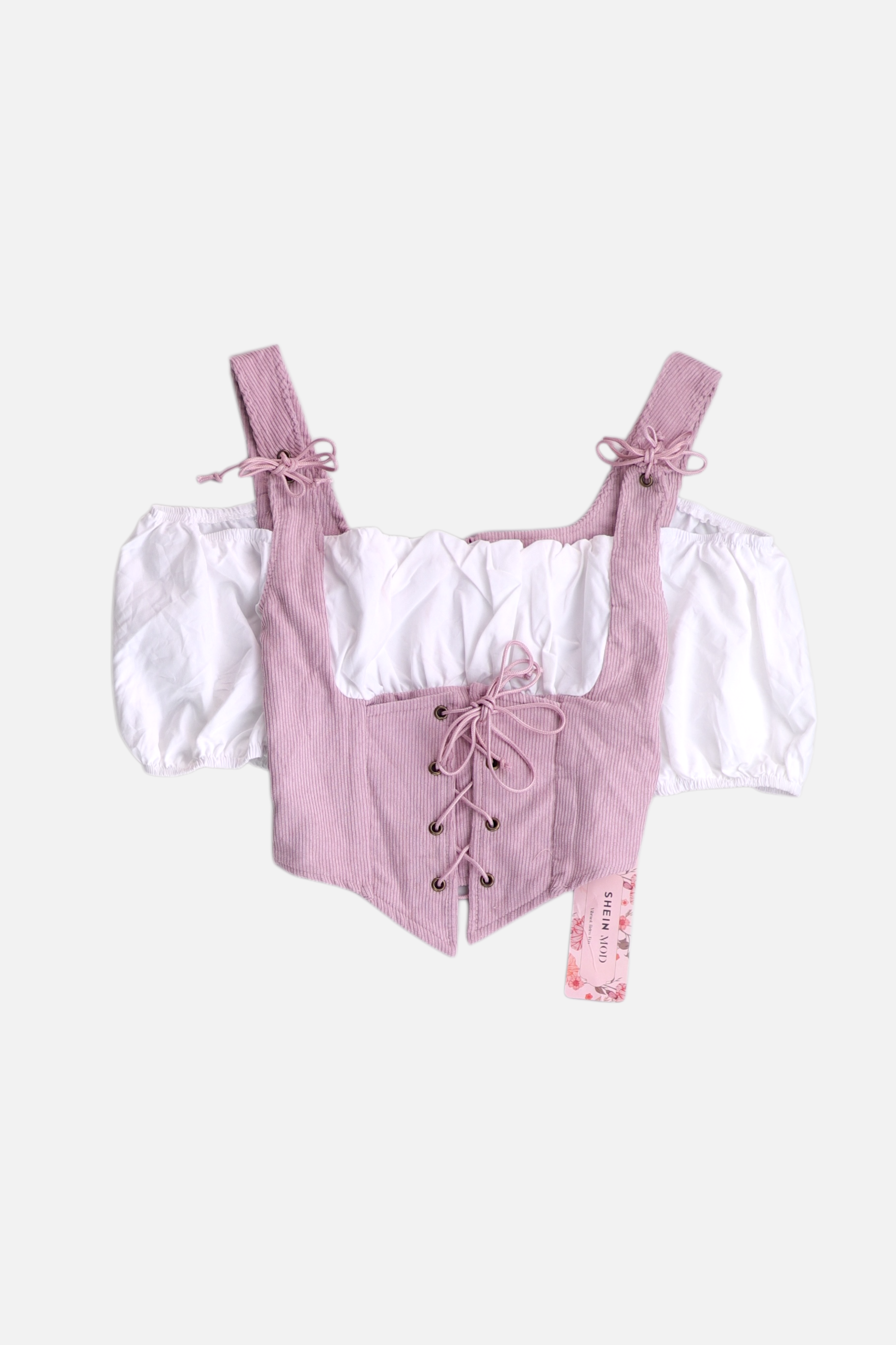 SHEIN Blusa Crop Top - Mujer - Small