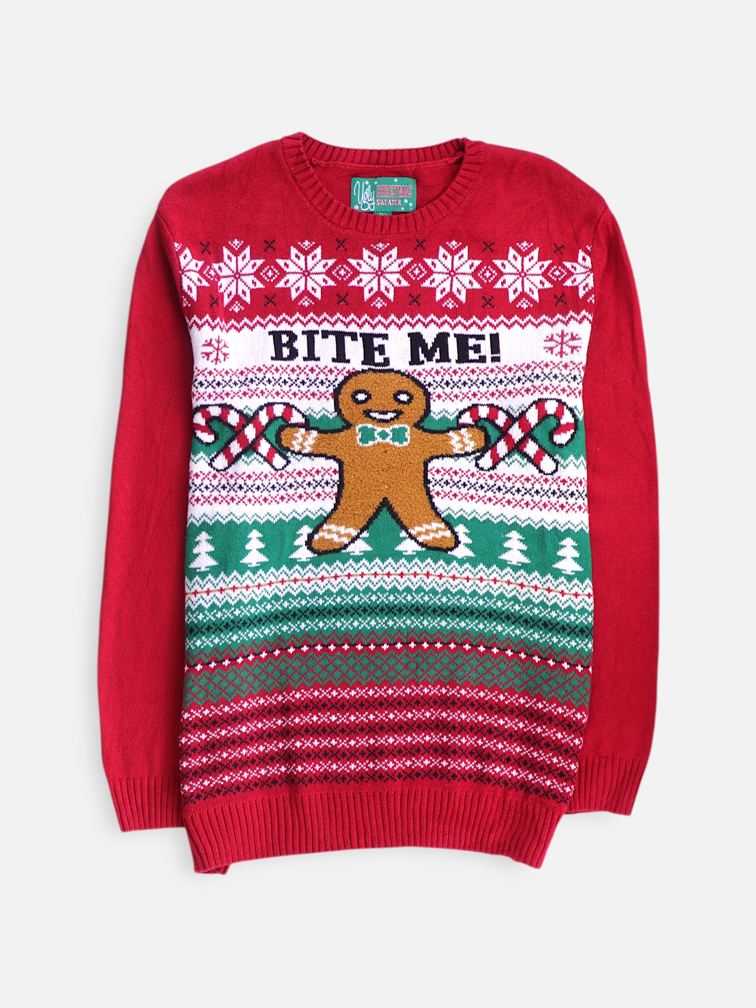 Sueter Knit Navideño - Hombre - Large