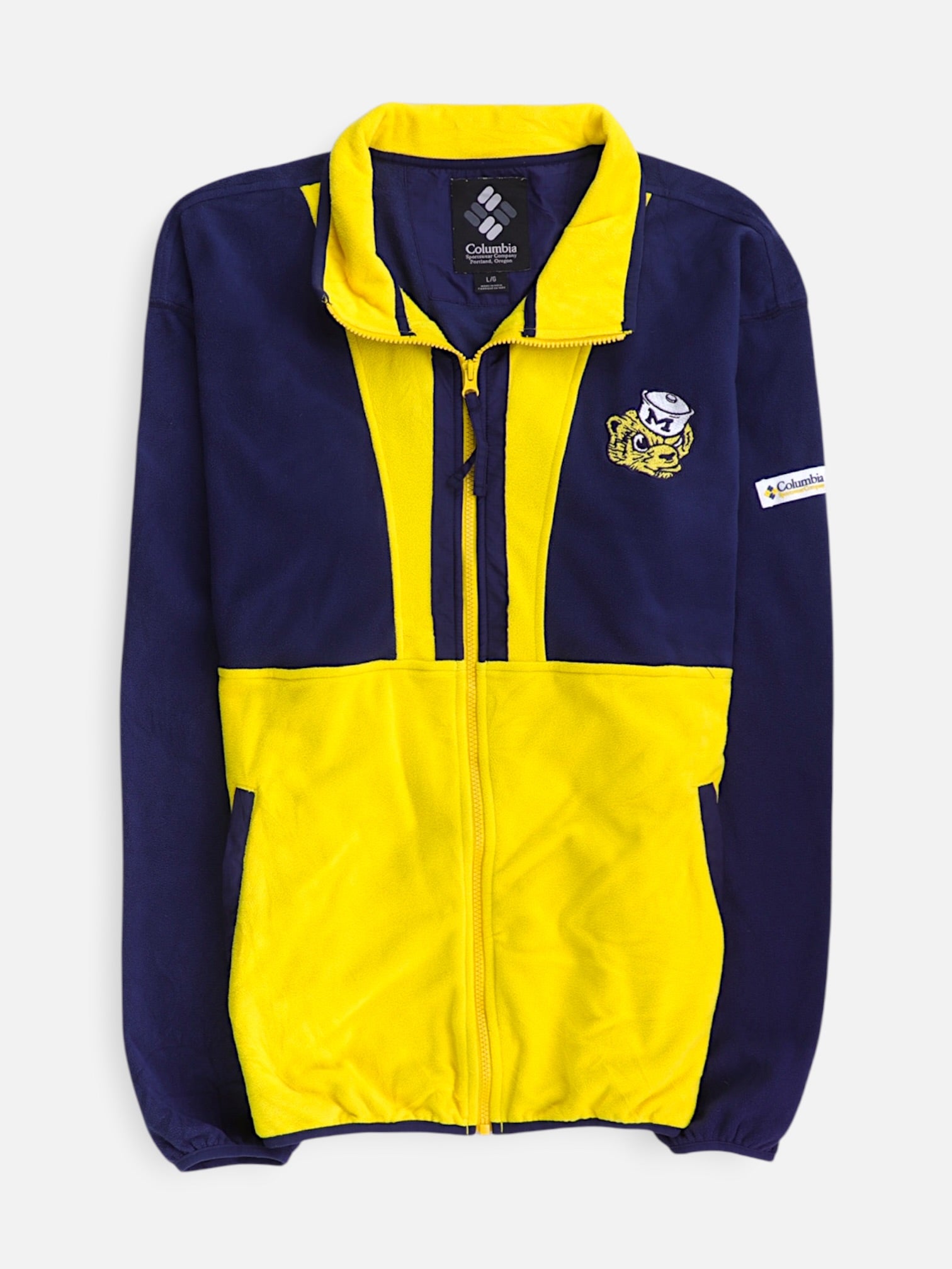 Columbia Sueter Fleece Color Block - Hombre - Large