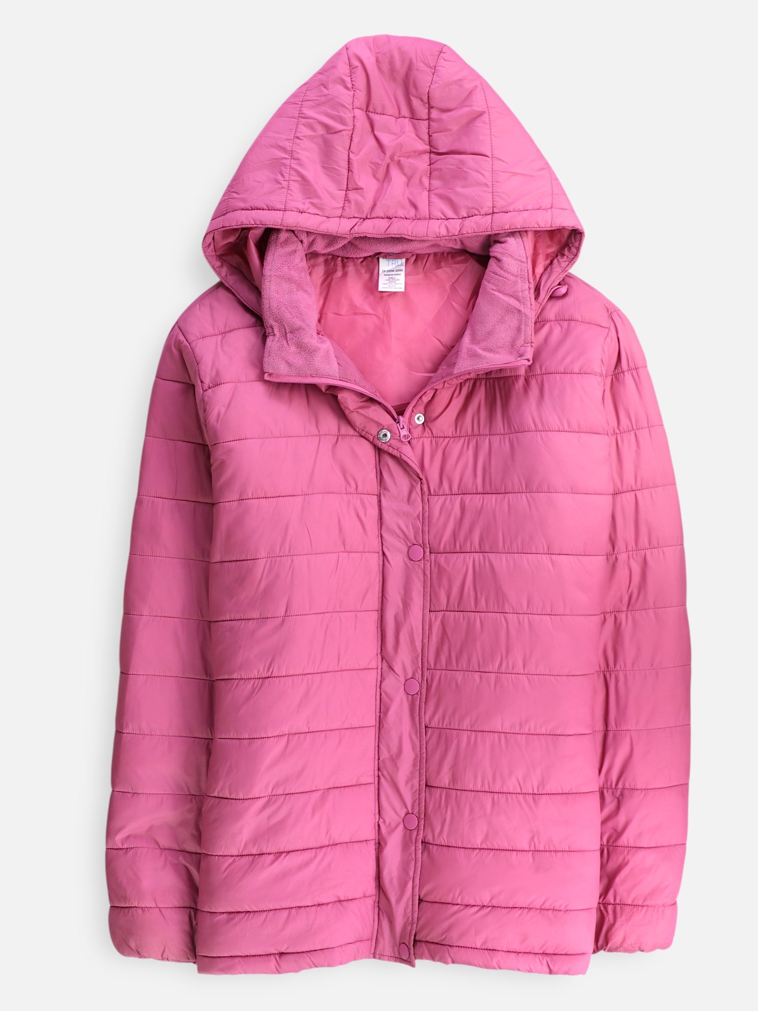 TIME THRU Chaqueta Puffer Impermeable - Mujer - 2XL