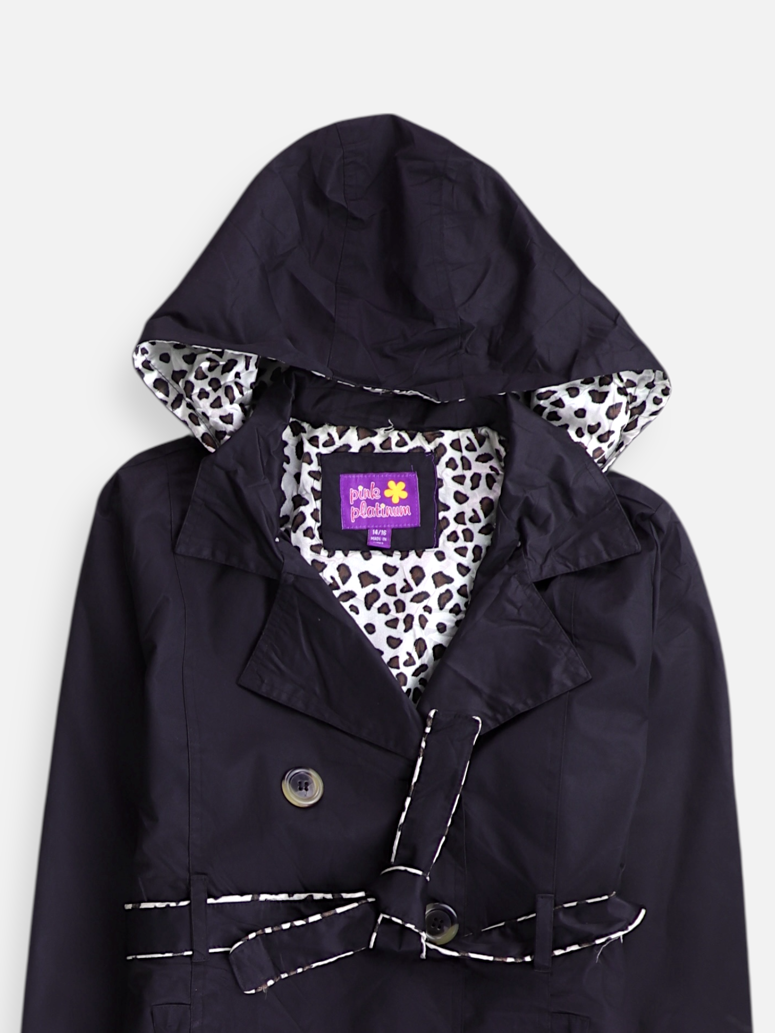 Abrigo Trench Coat Casual - Niña - N/A - 14-16Y (Años)