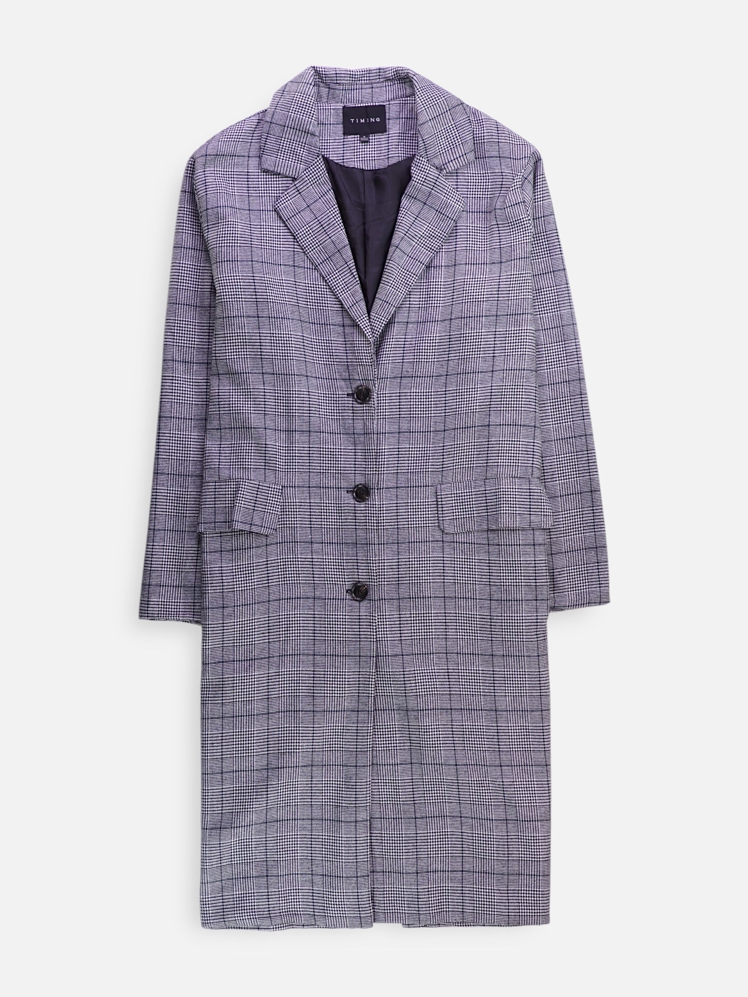 Abrigo  Single breasted trench Plaid Types - Hombre - Small