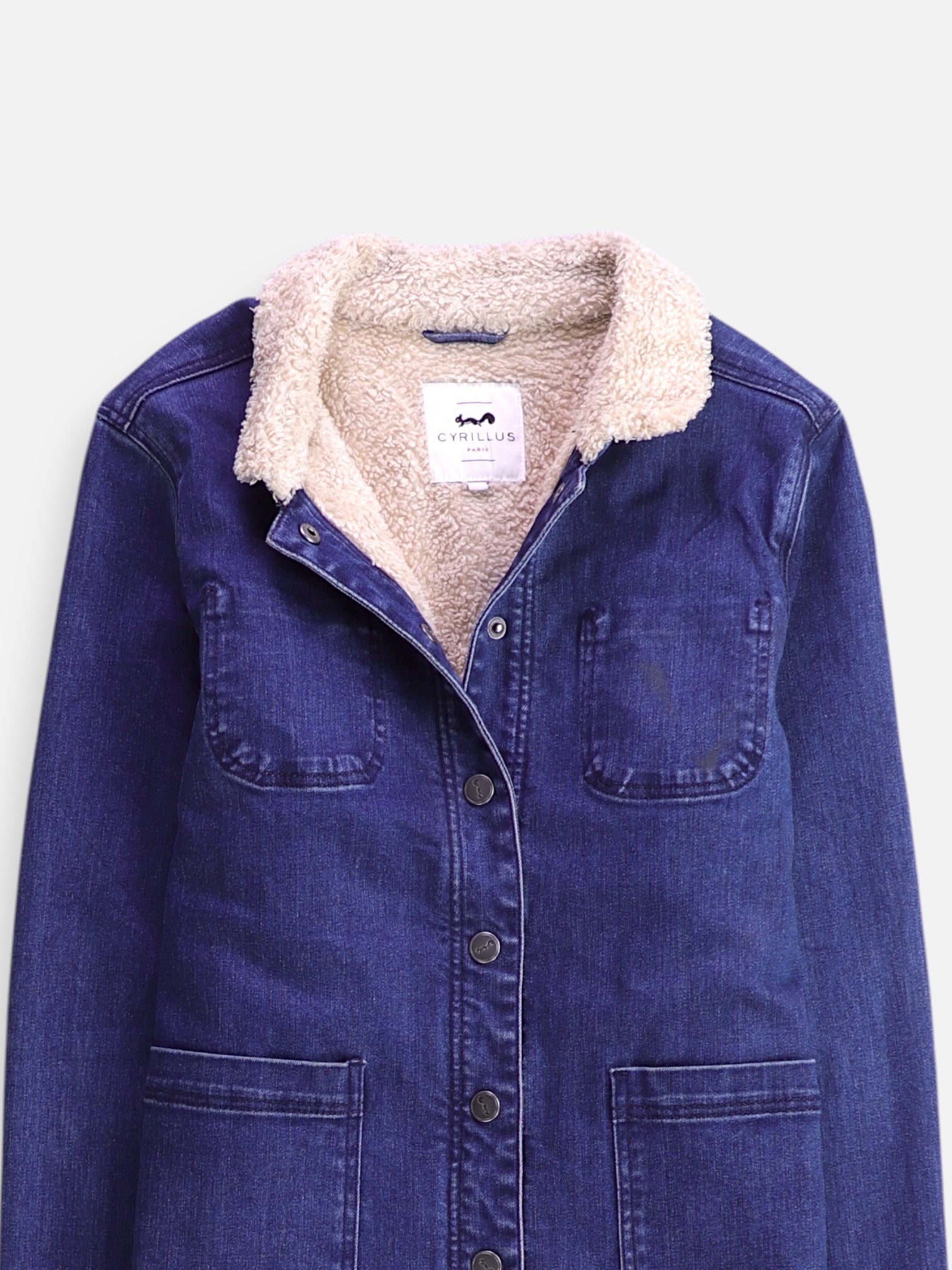 Chaqueta Sherpa Trucker Denim - Niño - Small - 10-12Y (Años)