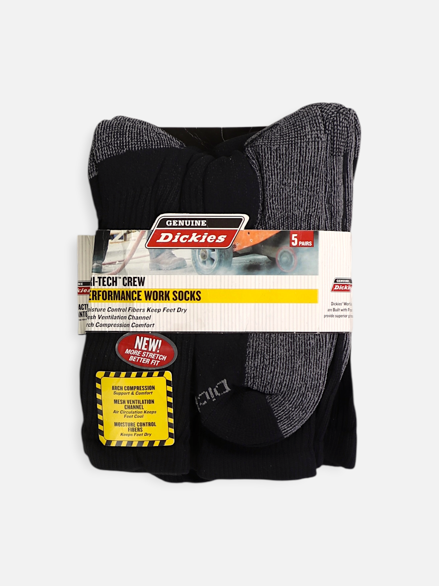 Dickies Calcetines 5 Pares - Hombre - Talla Única (One Size)