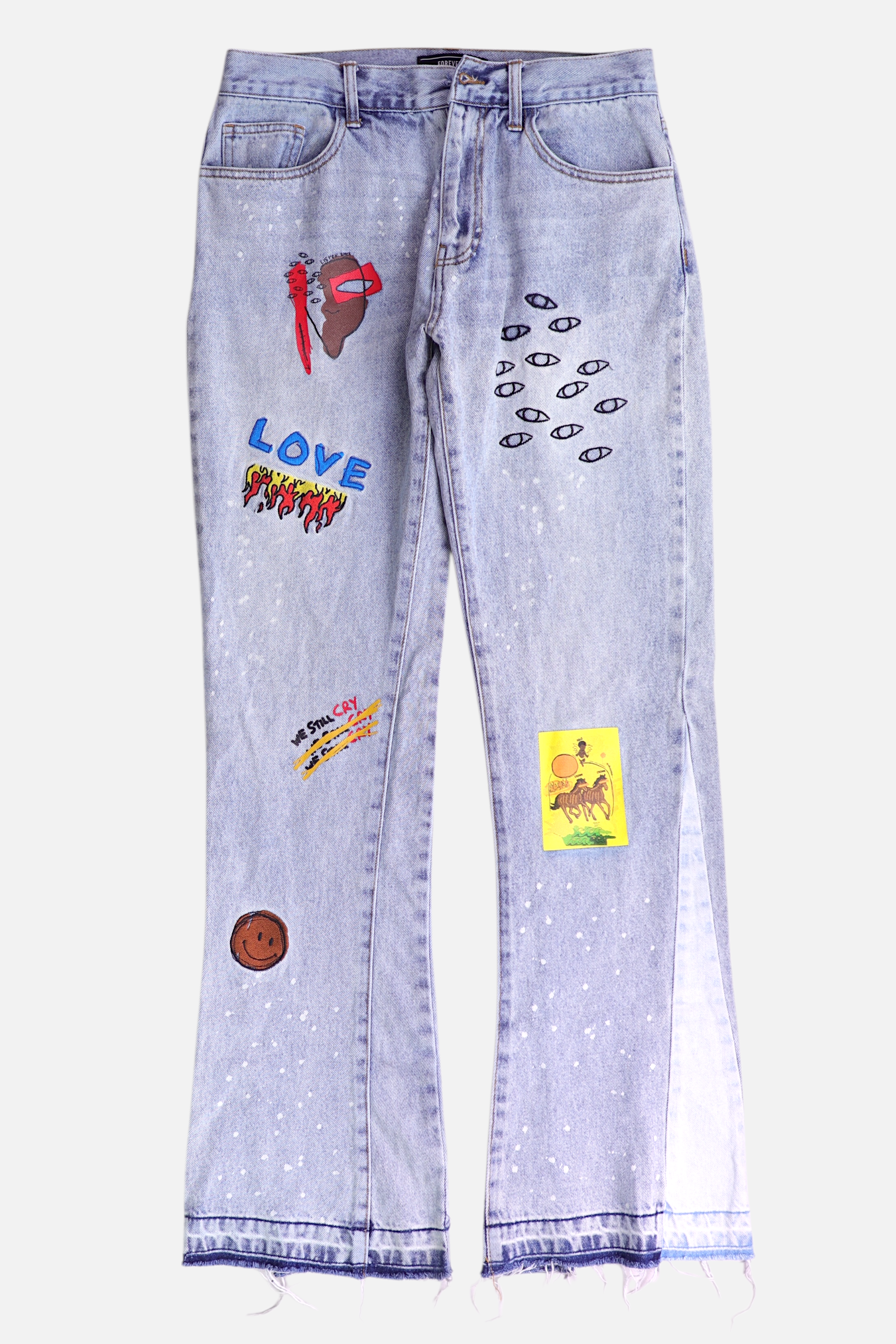 Forever 21 Jean Flare Fit Denim - Hombre - 30'