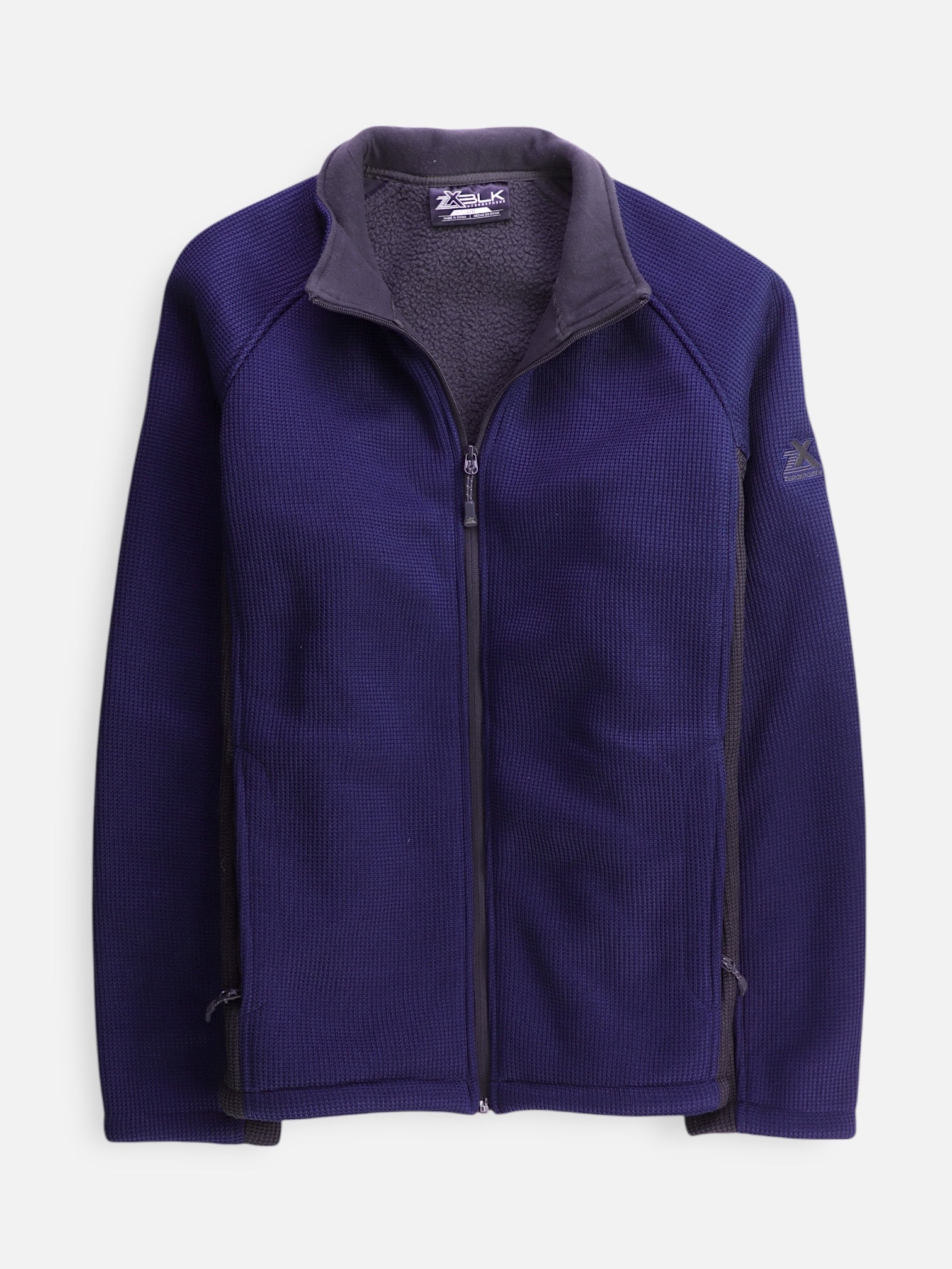 Sudadera Fleece Color Block - Hombre - Large