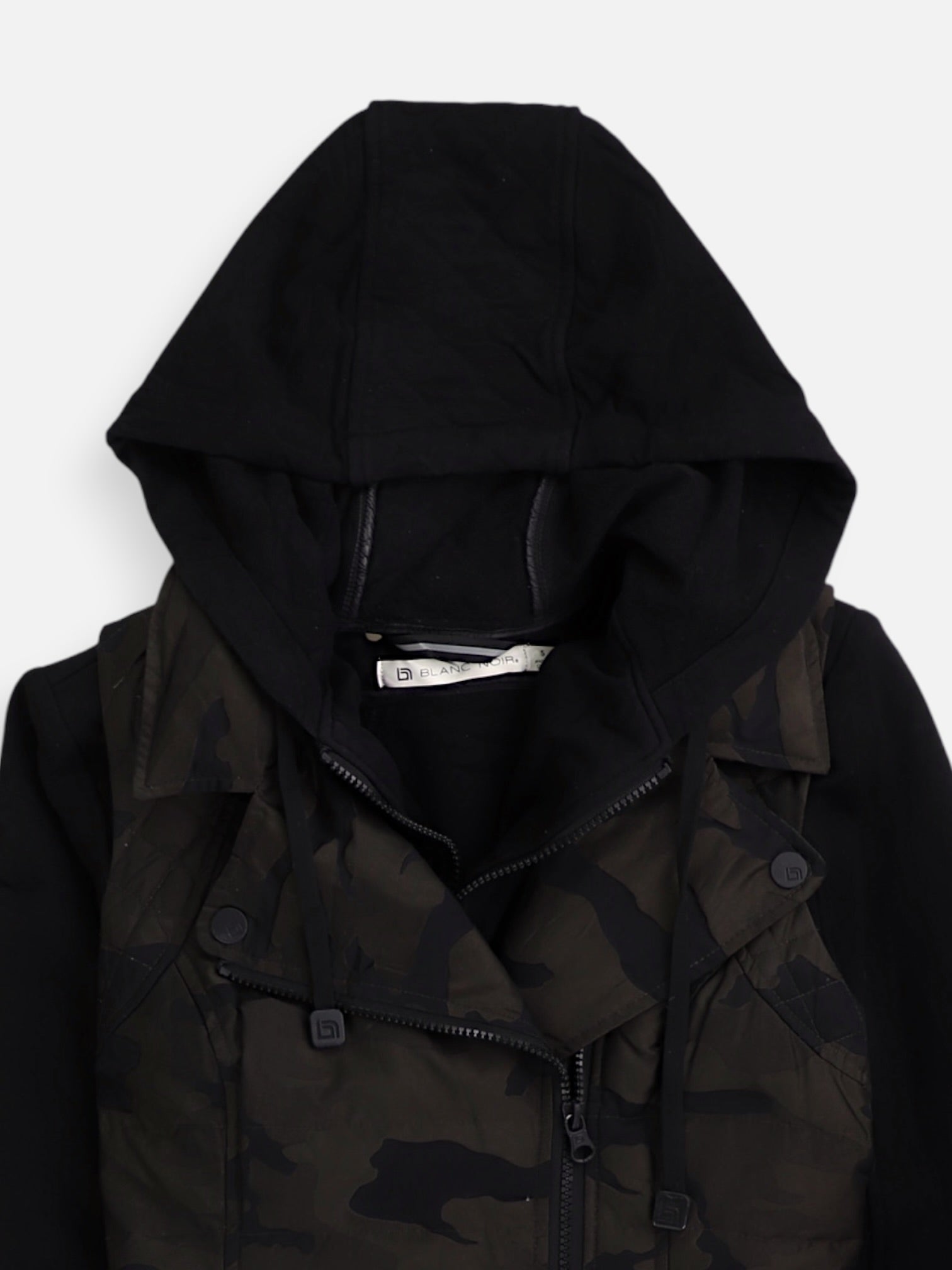 Chaqueta Impermeable Color Block - Mujer - Small