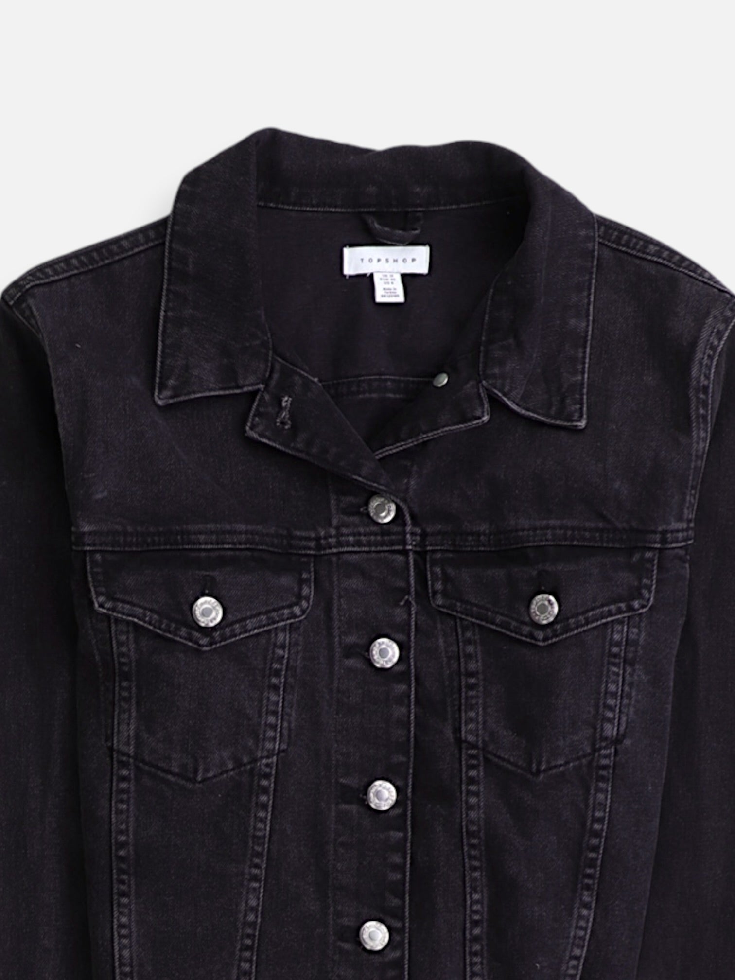 TOPSHOP Chaqueta Denim  Crop Top - Mujer - 8