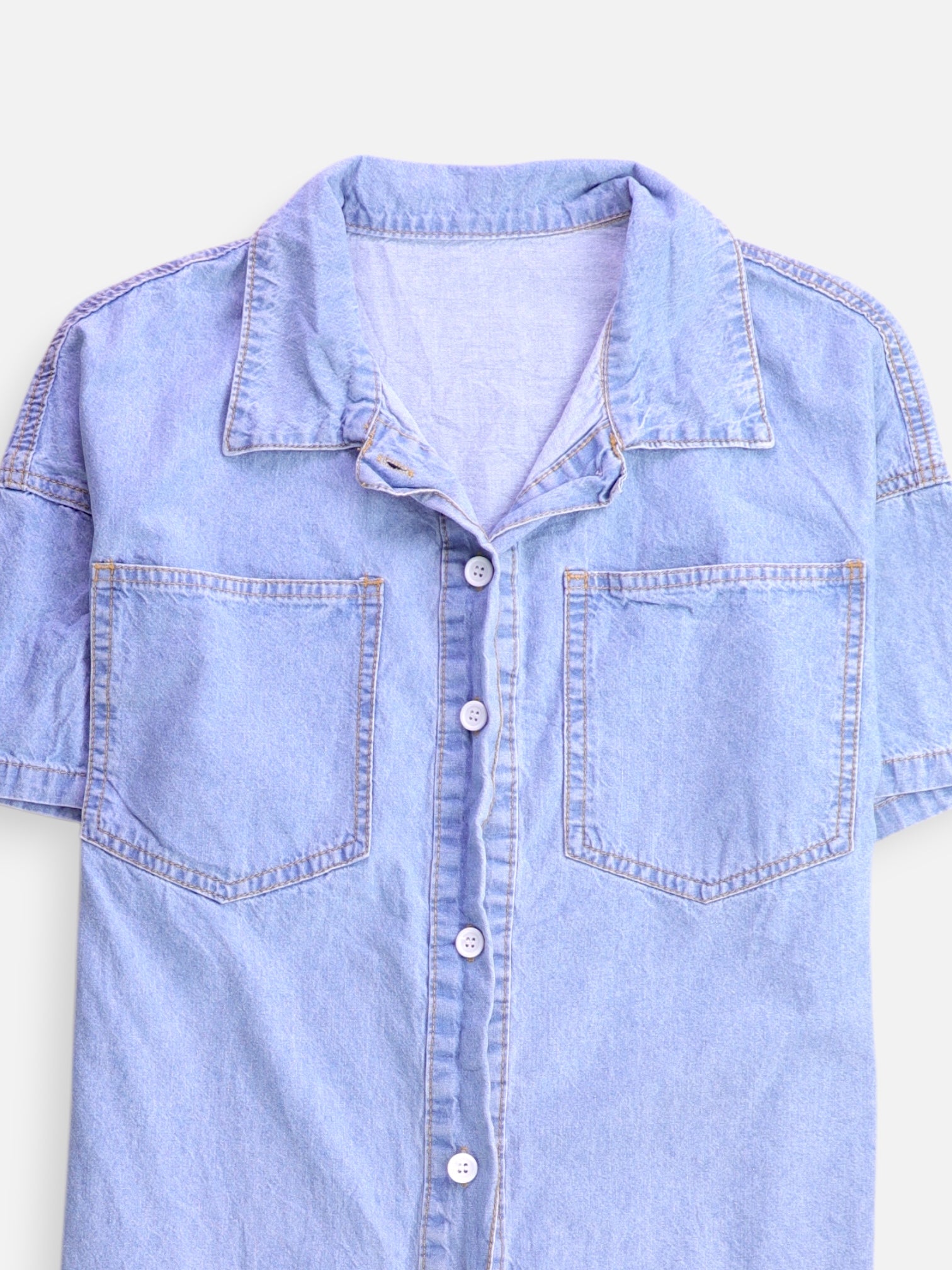 SHEIN Camisa Denim - Hombre - Small