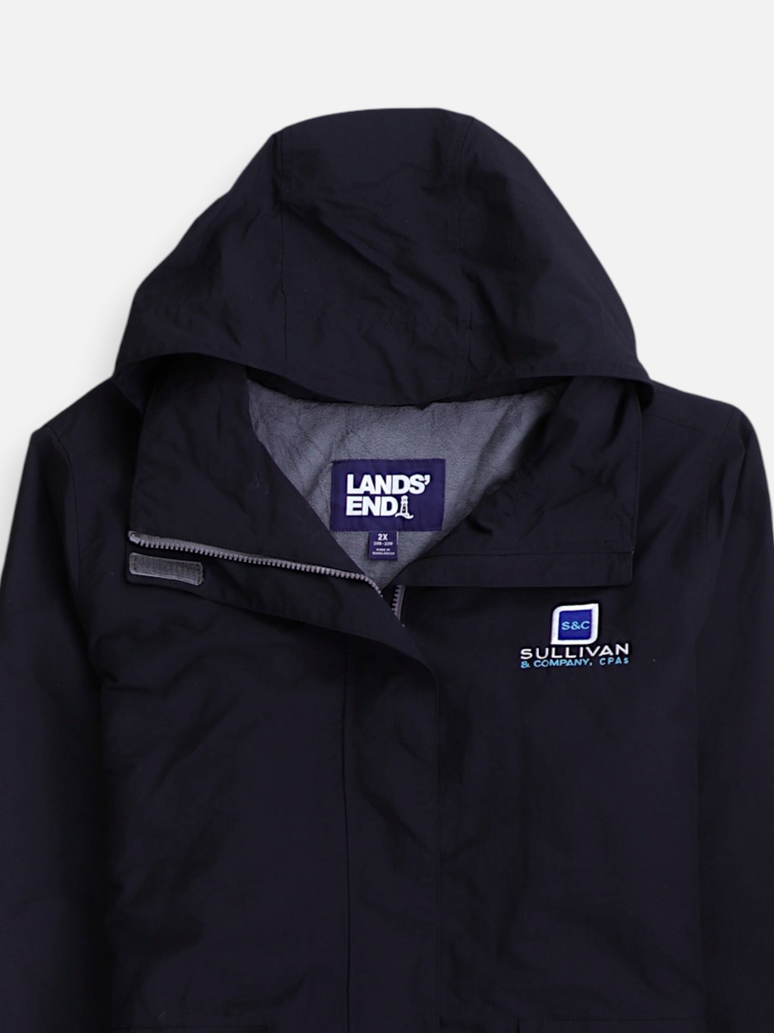 LANDS END Chumpa Impermeable - Hombre - 2XL