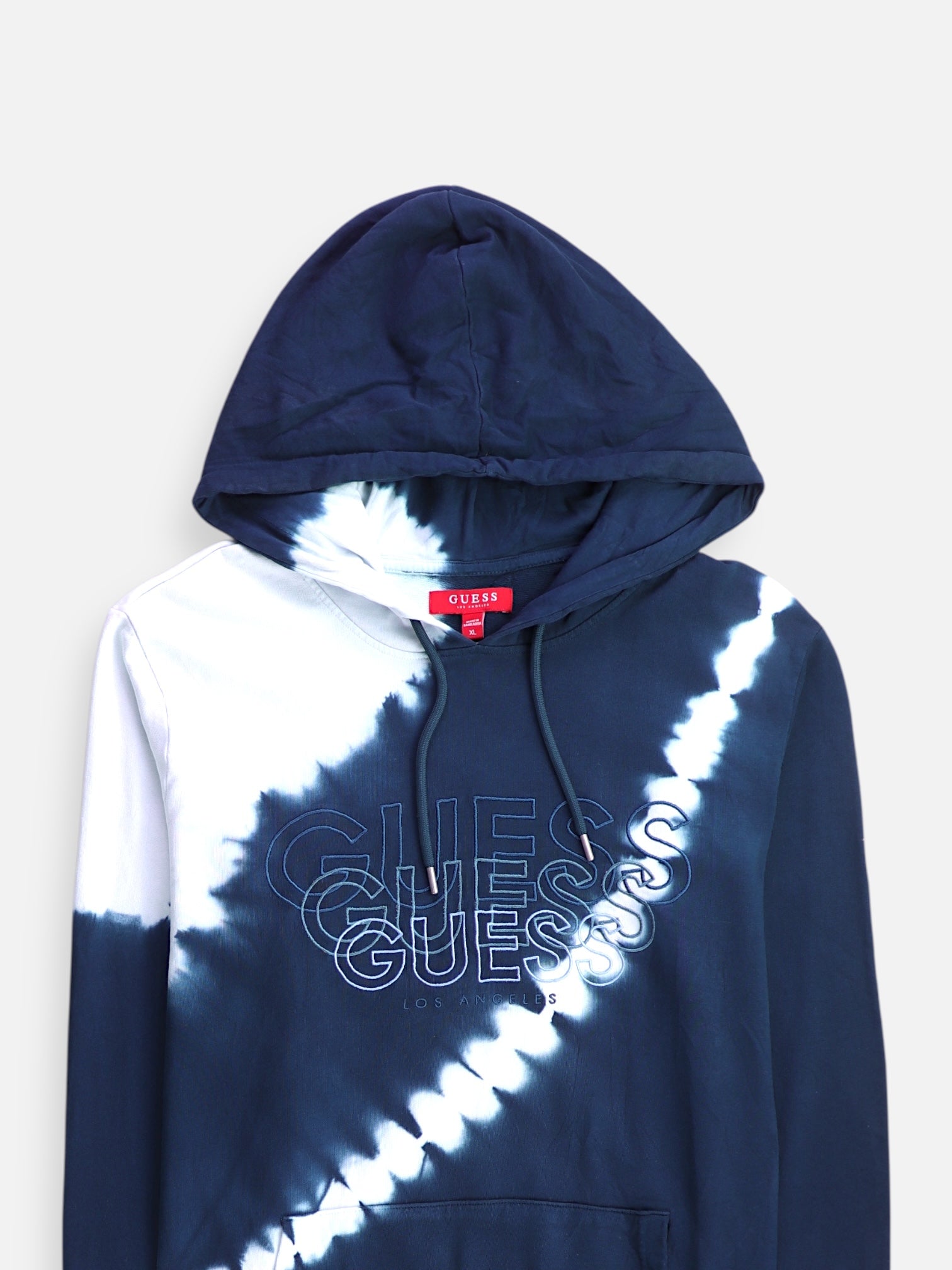 Guess Sudadera Hoodie Tie-Dye - Hombre - XL
