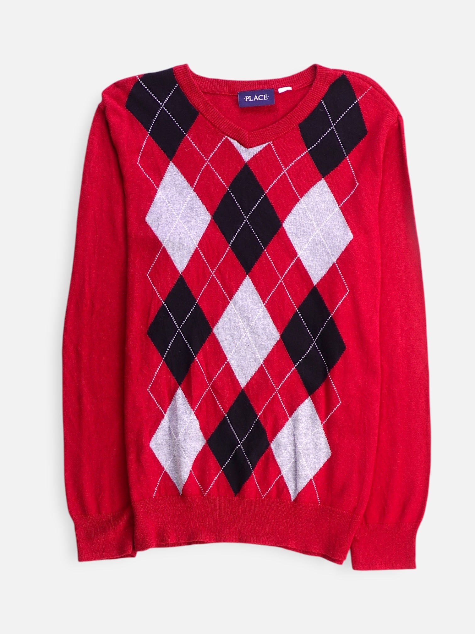 PLACE Sueter Knit Color Block - Niño - Small - 12-13Y (Años)