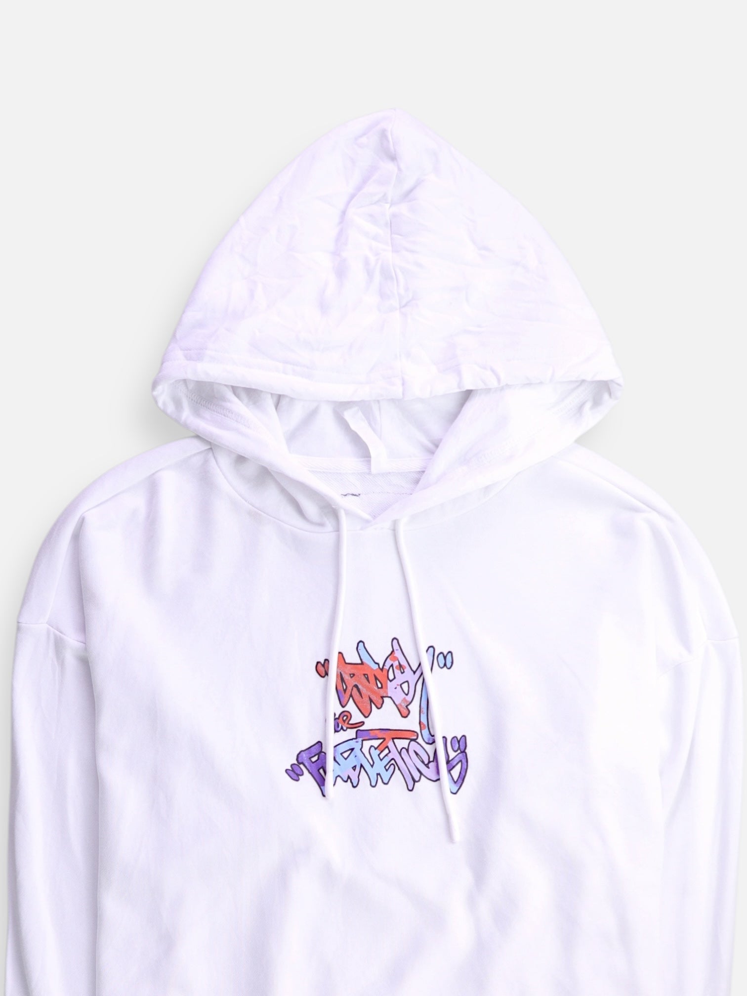 Sudadera Hoodie Crop Top - Mujer - Large