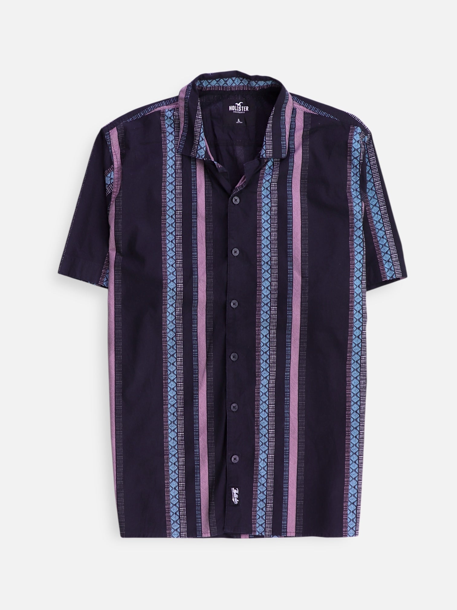 Hollister Camisa Color Block - Hombre - XL